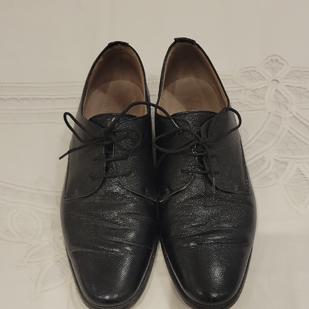 Classic Gravitas Black Leather Men's Shoes